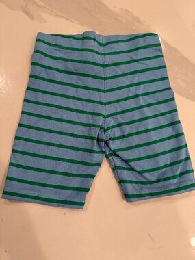 Primary Striped Bike Shorts NWOT (Blue Size 8-9)